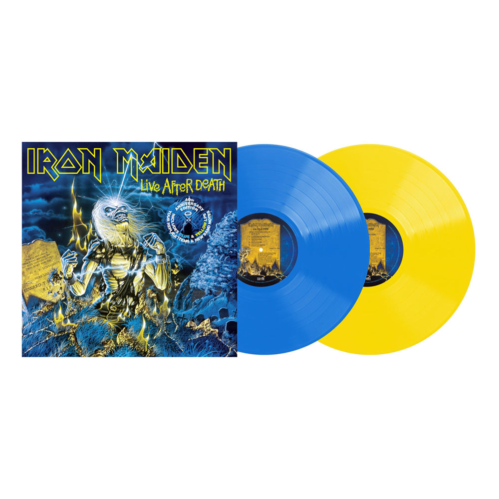 Iron Maiden - Live After Death 40th Anniversary (Blue & Yellow Vinyl) 2LP