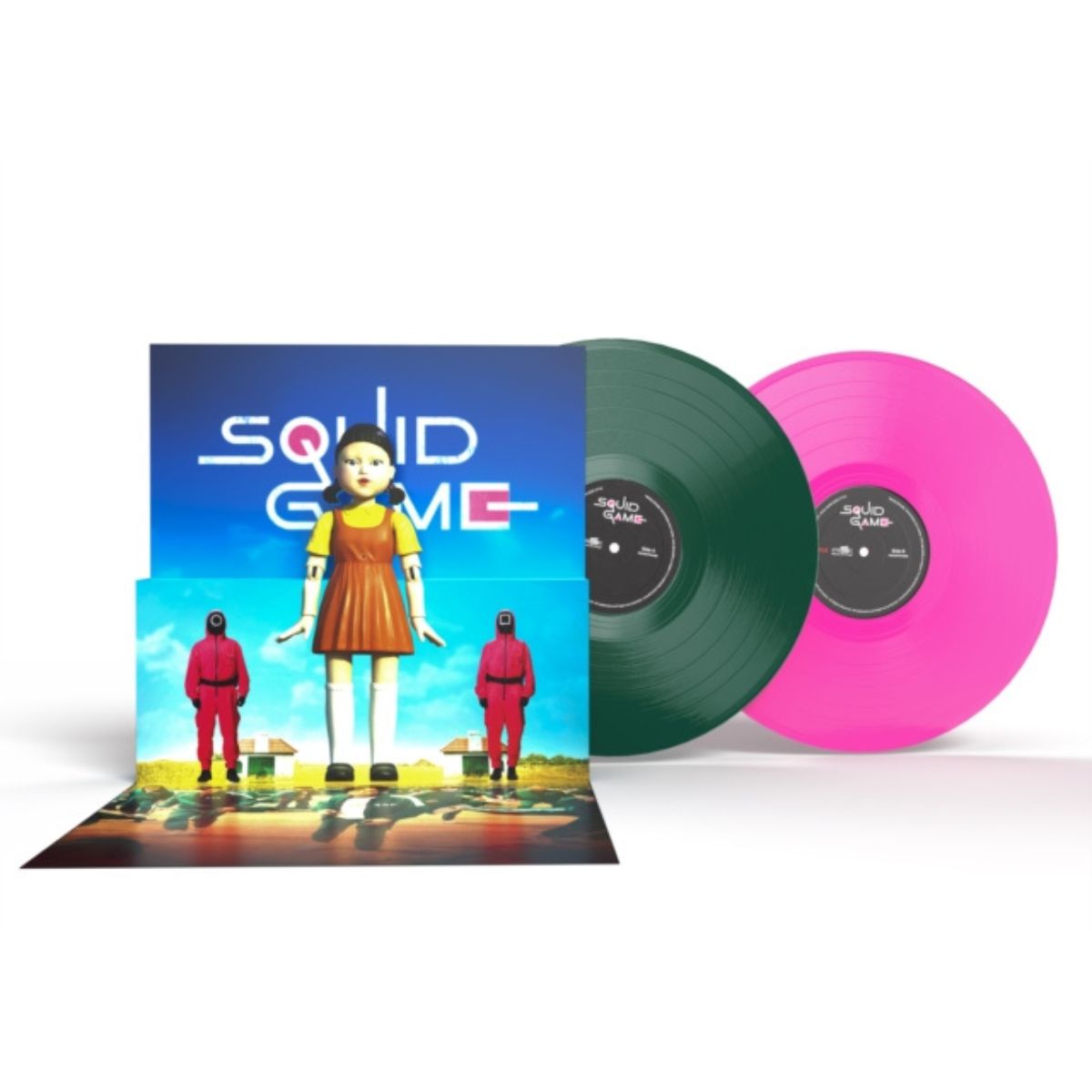 O.S.T. Squid Game Limited POP UP Edition (Green & Pink Vinyl) 2LP